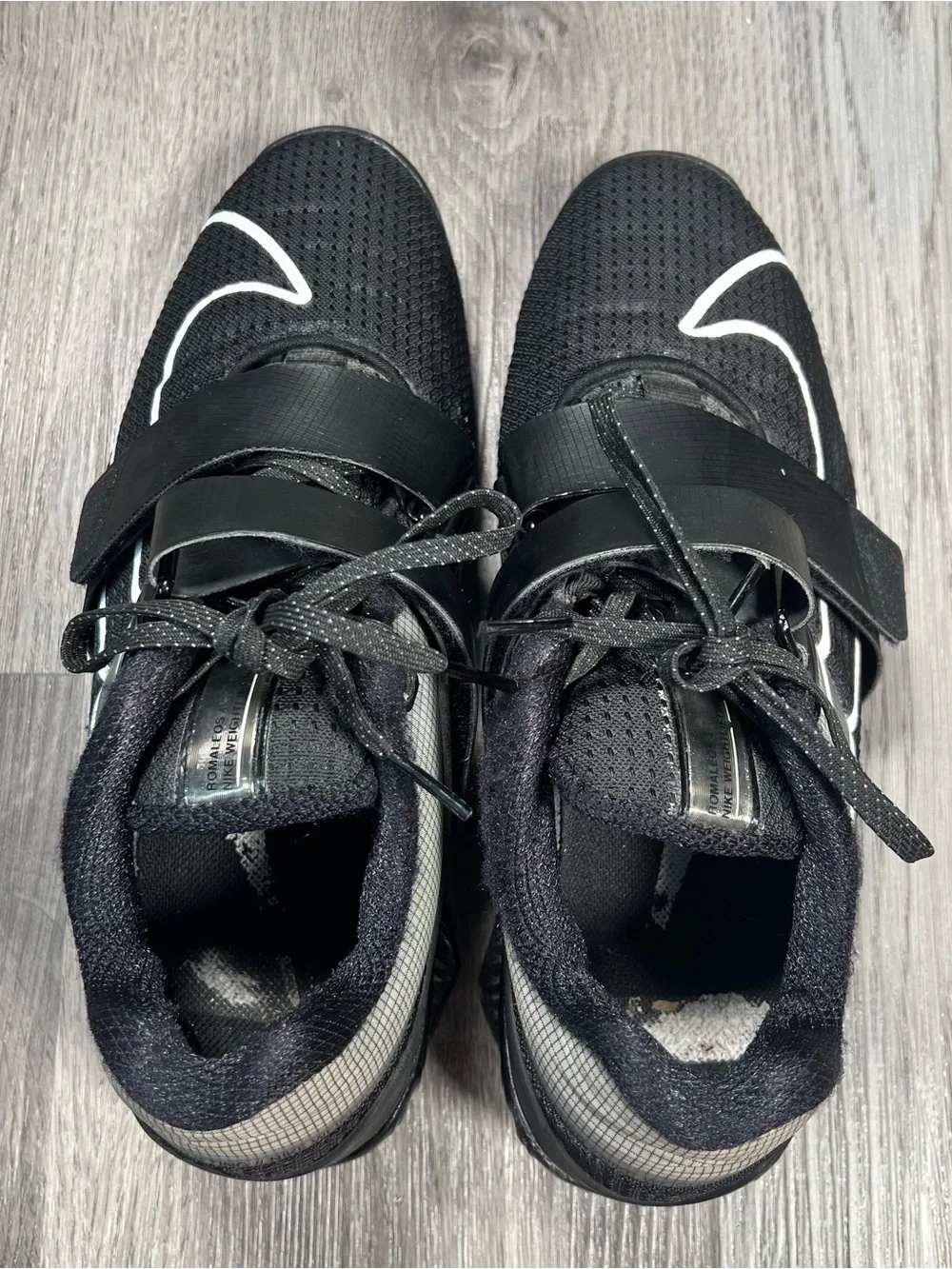 Nike Romaleos 4 Men's Weightlifting Gym Shoes Black White Size 9 CD3463-010